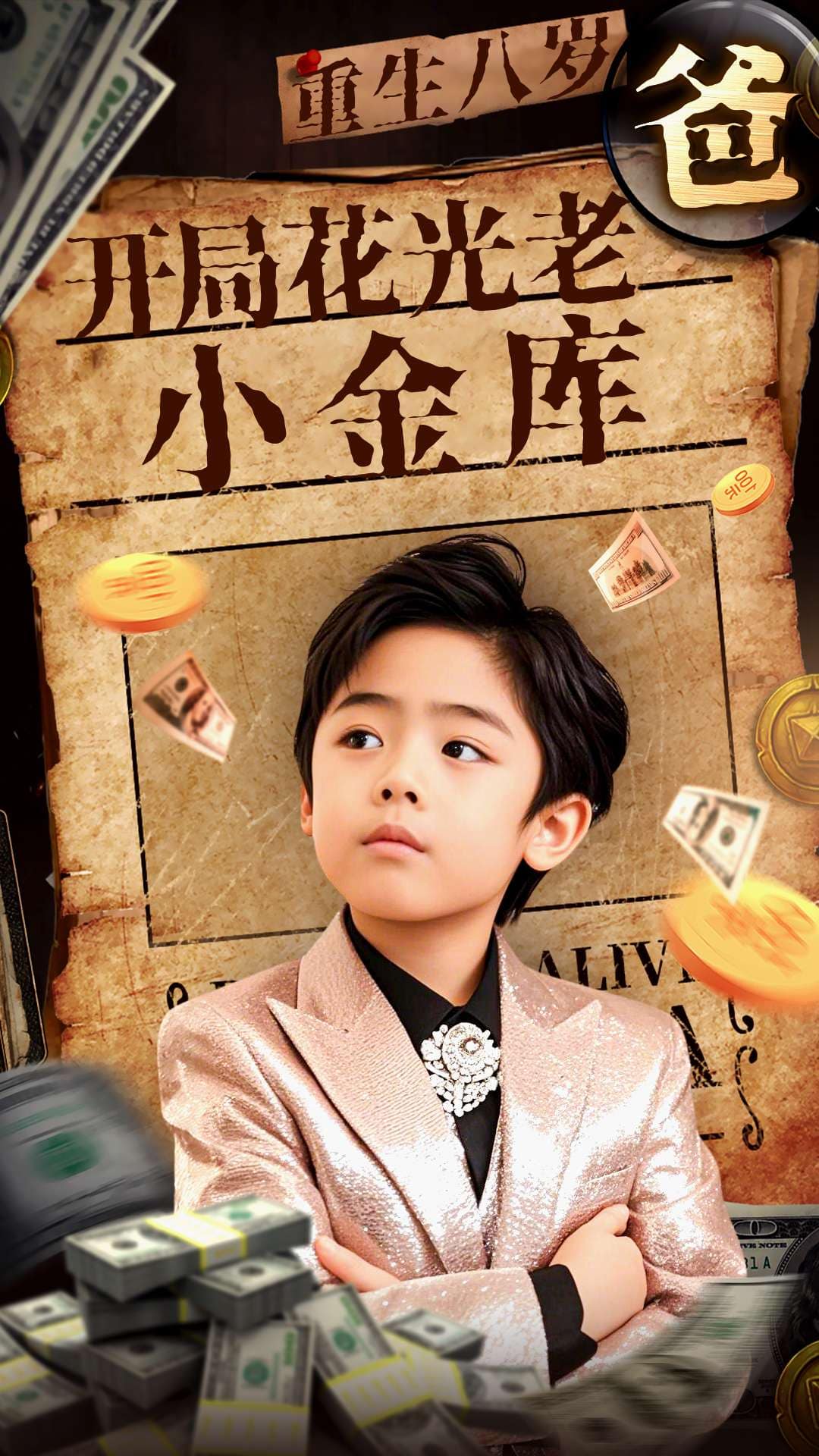 重生八岁，开局花光老爸小金库